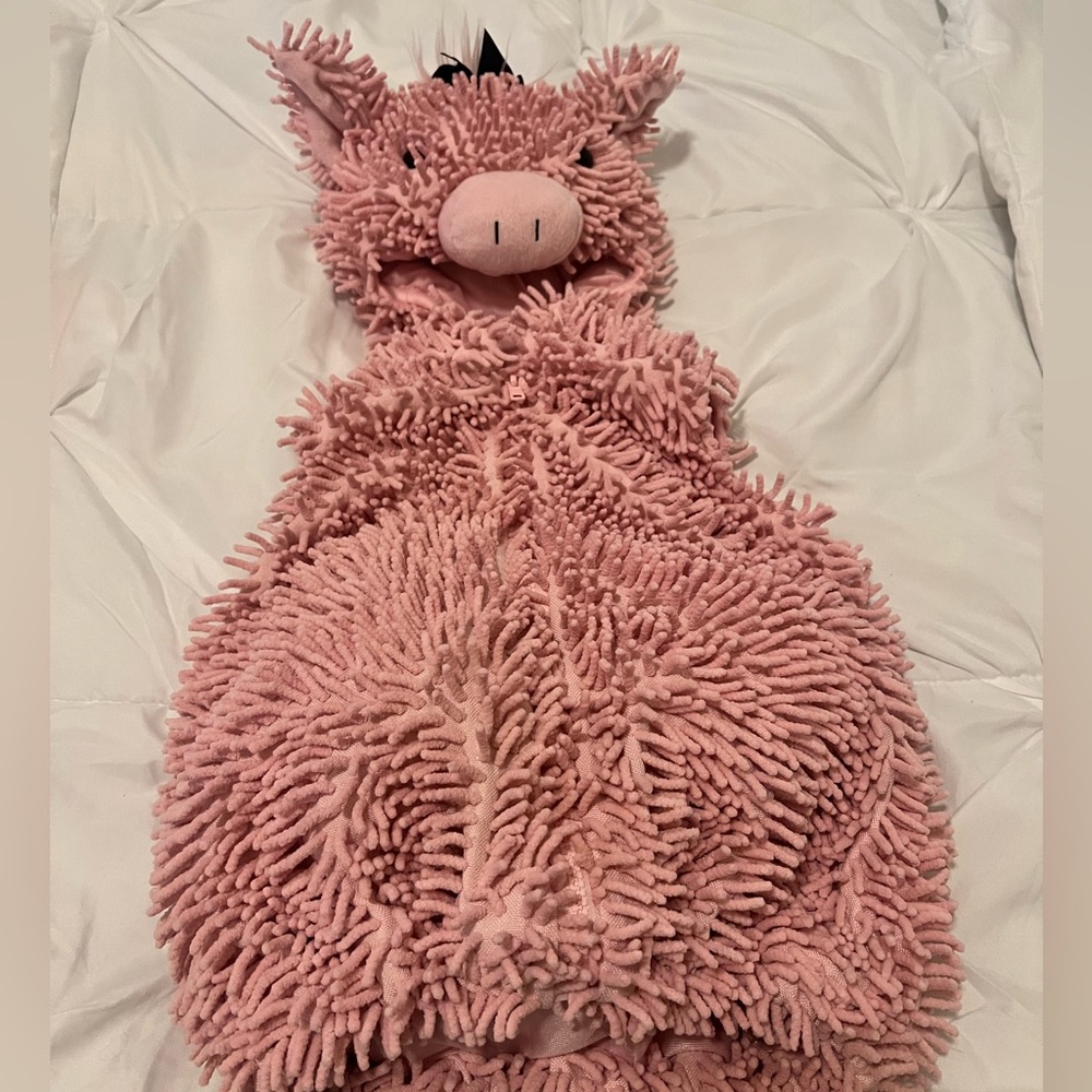 This Little Piggy Zip Front One Piece Costume sz 18mos
